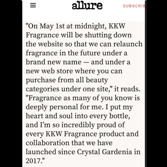 Glam, by Kim Kardashian 3.4 oz  Eau De Parfum - Picture 2 of 2